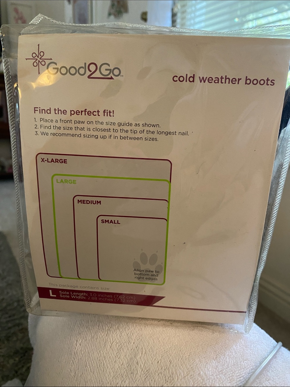 Good2Go Black Dog All-Weather Boots with Reflective Trim - Picture 2 of 5